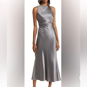 Reformation cassette silk dress